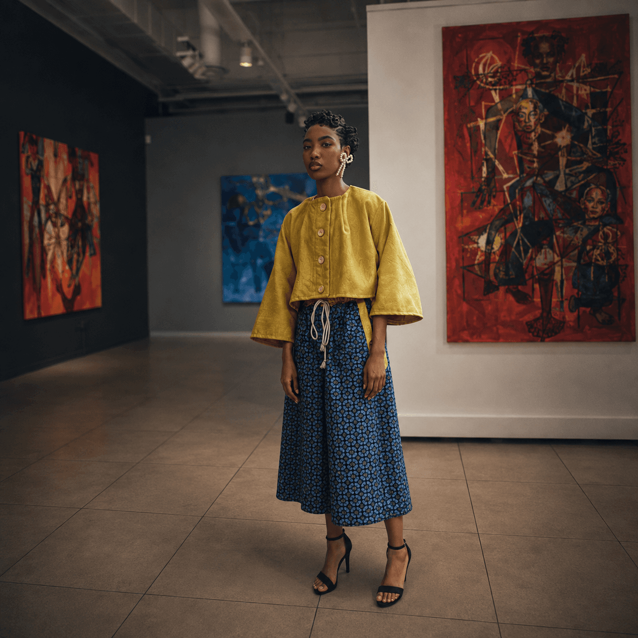 Gulexy Creations Runway Print Pants